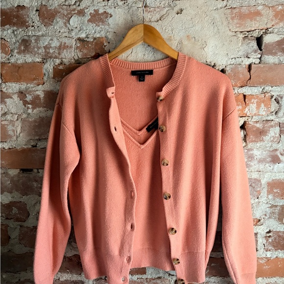 Ann Taylor Two Piece Cardigan Sweater Set - Picture 2 of 3